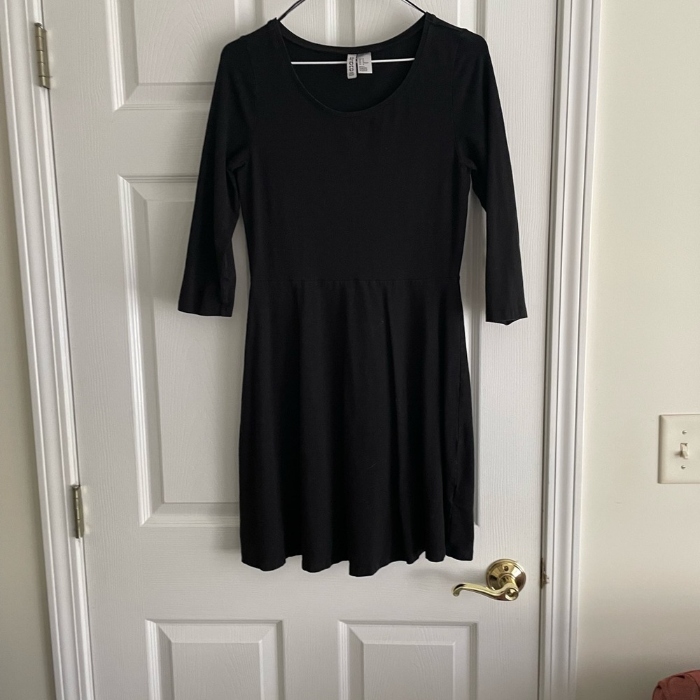 Black Mid-length dress from H&M